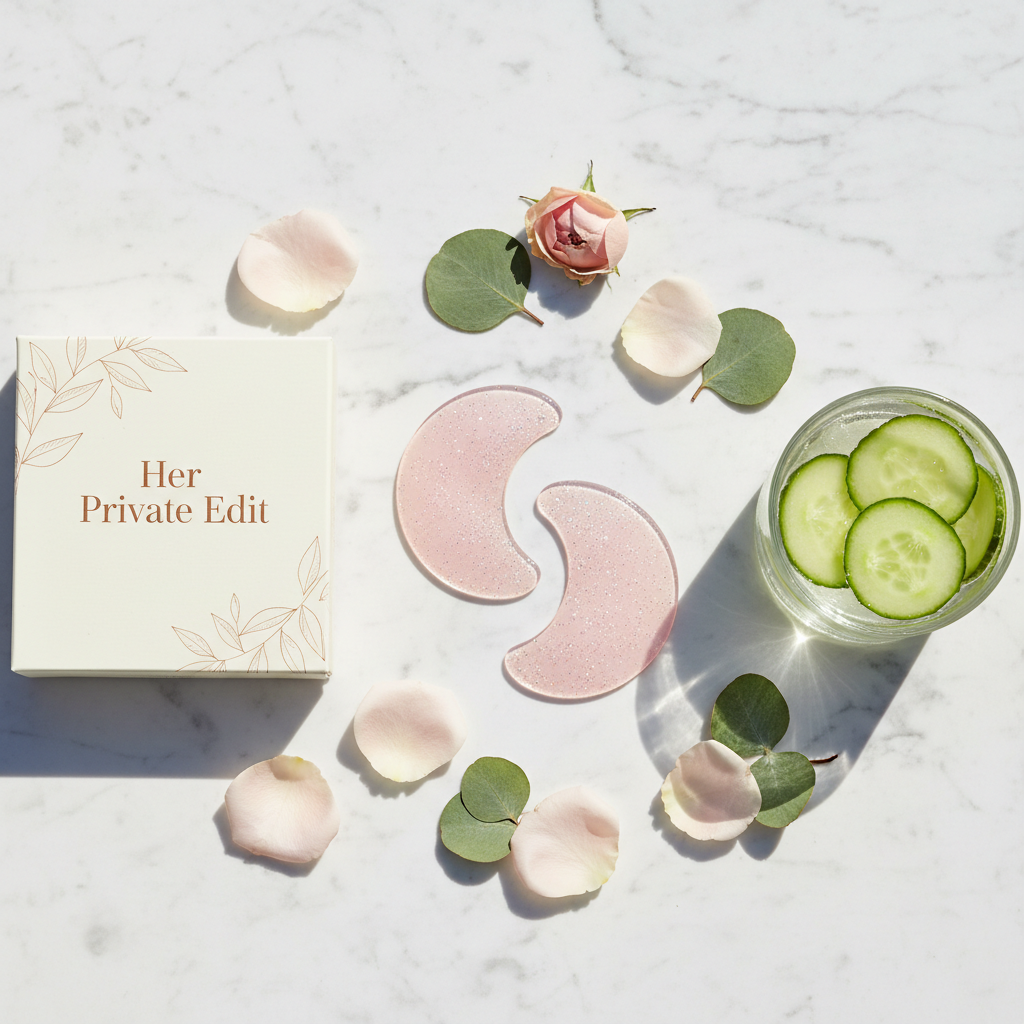 Her Private Edit™ | Reusable Facial Ice Gel Mask & Eye Patches Set