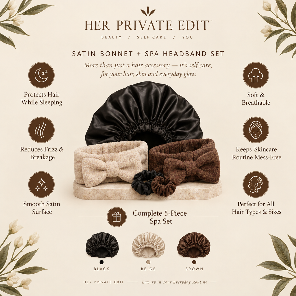 Satin Bonnet Set - Benefits